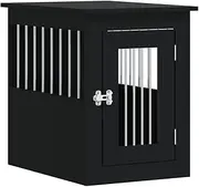Dog Crate Furniture Furniture for Small Dogs, Small Dog Kennel House, Dog Cage, Modern Side End Table, Home and Indoor Use, Black 45x62x59 cm Engineered Wood