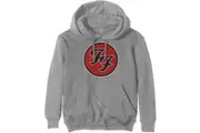 Foo Fighters Unisex Adult Logo Hoodie (Grey) - UTRO1943