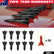 For Subaru Impreza Car Rear Diffuser Bumper 10 Fins Shark Spoiler Lower Splitter