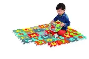The Canadian Group Fisher Price Rainforest Friends ABC-123 Foam Cube Puzzle 36