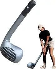 Mxshc Blow Up Golf Game | PVC Inflatable Golf Yard Game - Lightweight Rod Training Tool Floating Putting Equipment for Kids Outdoor Activities Birthday Entertainment