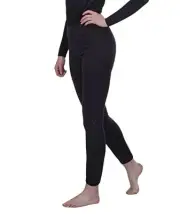 SPYDER WOMEN'S BASELAYER PANTS - SIZE: WOMEN XL - BLACK