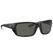 Costa Tailfin Matte Black Frame Sunglasses w/Gray 580G M Lenses 06S9113-91130160