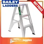 Bailey 3 Step Trade LYTE Aluminium Double Sided Ladder 150kg 0.9m FS14019