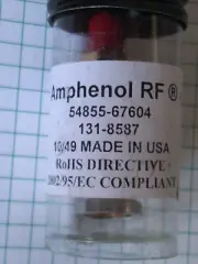 Agilent 54855-67604 Amphenol RF 131-8587 BNC 3.5mm Connector Male SMA Female NEW