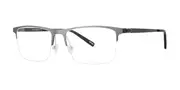Jhane Barnes Symmetric Gunmetal Men's Glasses Gunmetal Size 54 - Private Health Rebate - Blue Light Block Available
