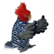 Hansa Creation Gang-gang Cockatoo Puppet Realistic Animal Hand Puppet Plush Toy