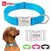 Personalised Dog Collar Durable Nylon Reflective Collar Custom Pet Dogs Collars