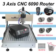 3 Axis CNC 6090 Router Engraving Machine 2200W Cutting Carving Machine & Sink
