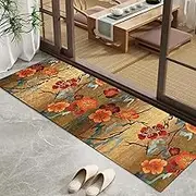 Long Narrow Hallway Runner Rugs，Easy to Clean Non-Slip Bedroom Runner Carpet，80X200CM Doormat 100cm/1.5m/2m/2.5m/300cm/350cm/4m/5m/6m Length(2ft×16.4ft/60×500cm)