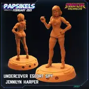 Escort Spy Jennilyn Harper | Cyberpunk | Papsikels | 32mm