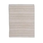 Knightsbridge Luscious Textured Cotton Soft Bath Rug Ivory
