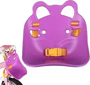 Humkopnl Kids Doll Seat Attachment, Cycle Doll Chair Silicone Cute Doll Seat, Decorative Cycle Attachment Fun Doll Carrier for Kids & Scooter