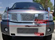 Fits 04-07 Nissan Titan/Armada Stainless Mesh Grille Insert (for: Nissan)