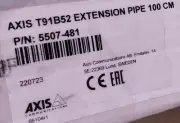 Axis T91B52 Surveillance Camera Ceiling Mount Extension Pipe 100cm