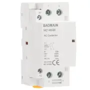 Household AC Contactor HC1-63 220V 63A 2 Pole Normally Open Universal Circuit...