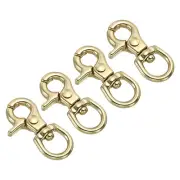 Lobster Clasp Keychains, 4Pcs 10mm Round Clasps Swivel Trigger Snap Hook