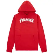 Thrasher - Godzilla Hoodie Red