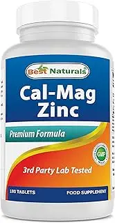 Best Naturals Cal Mag Zinc 180 Tablets