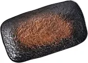 Happyyami 1Pc Rectangular Sashimi Plate Vintage Style Ceramic Tableware for Sushi Dim Sum Appetizers Practical Easy to Clean Food Serving Dish Retro Stone Pattern Design