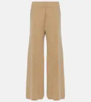 [Lisa Yang] Lisa Yang Ellery brushed cashmere flared pants M-L beige