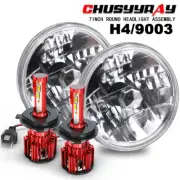 DOT Approved 7" inch Round Led Headlight High-Low Beam for MG MGB 1969-1981 (for: MG)
