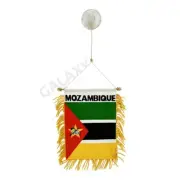 Mozambique Flag Mini Banner / Double Sided Mini Mozambique Car Window Flag