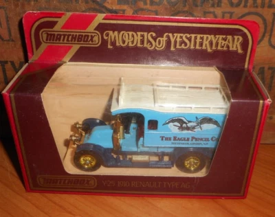 Matchbox Models of Yesteryear 1910 Renault Type AG Y-25 Eagle Pencil Co.