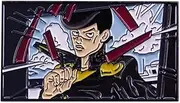 [Pinstant] Josuke Anime Manga JoJo 1.4" Enamel Pin Badge, 1.4 Inches, Enamel, enamel