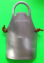 INSPIRATION METAL CHEF APRON BOTTLE OPENER WITH HANGING CORD NIB!