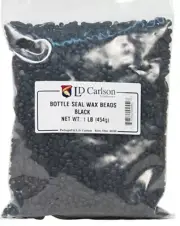 Bottle Seal Wax Beads - Black