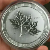 在飛比找蝦皮購物優惠-楓葉銀幣10盎司~不分年份，加拿大楓葉銀幣，銀幣，錢幣，收藏
