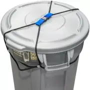 Trash Can Lock for Animals, Bungee Cord Garbage Lid Lock for 50-96 Gallon Can