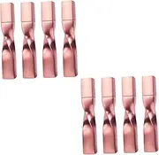 MERRYHAPY 8 Pcs Eyelash Brush Empty Tube Eyelash Container Mascara Bottle Mascara Wand with Tube Lash Mascara Tube Bottle Mini Toiletries Lash Extension Wands Eyeliner Gold Plastic