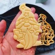 Elf Gnome Hat Snow Christmas Present Star Tree Hat Cookie Cutter