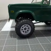 1/24 1.0 BEADLOCK WHEELS AXIAL SCX24 C10 JEEP JL DEADBOLT B17 BETTY RC4WD MICRO