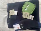 Anya Hindmarch UNIQLO 3-piece set of knitwear, eco bag, and socks