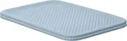 Superio Ribbed Lid for Plastic Open Storage Bins, 2 Pack Medium Blue 5 Liter