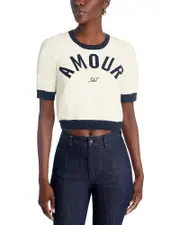 Cinq a Sept Baye Amour Graphic Sweater