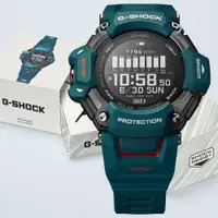 在飛比找PChome24h購物優惠-CASIO 卡西歐 G-SHOCK G-SQUAD 太陽能藍