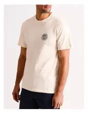 [Les Deux] Globe T-shirt in Ivory