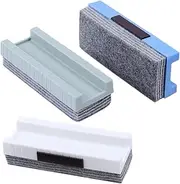 Angoily Erase Chalkboard Marks Ease 3pcs Boys and Girls Eraser Office Blackboard Eraser Felt Material Non-Residue for Classroom