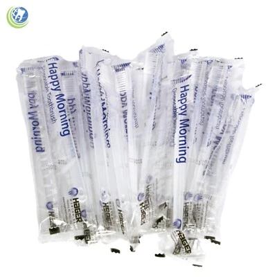 Dental Disposable Travel Toothbrush Individually Wrapped 100/box No Toothpaste