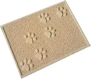 Beautiful Cat Cushion Foldable Machine Washable Cat Litter Mat Durable Non Slip Dog Mattress Protect Floor and Carpet Easy Clean Pet Bed Mat for Kittens Gary (Color : Cream Colored)