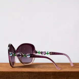 BVLGARI Jewelry Cat Eye Sunglasses 寶格麗 寶石貓眼墨鏡 義大利製