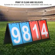 4 Digit Scoreboard Sports Flip Score Counter Board Basketball Scorer Tennis FD