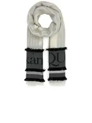 Alexander Mcqueen Wool And Silk Blend Foulard