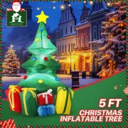Inflatable Colorful LED Lights Tree 5 FT Christmas Outdoor Yard Party Decoration