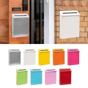 Wall Mounted Post Box, Top Loading Post Box, Modern Decorative Metal Post Box,
