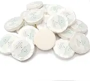 11g Portable Size Round White Soap for Bathing Washing Body Hands Hotel (50)